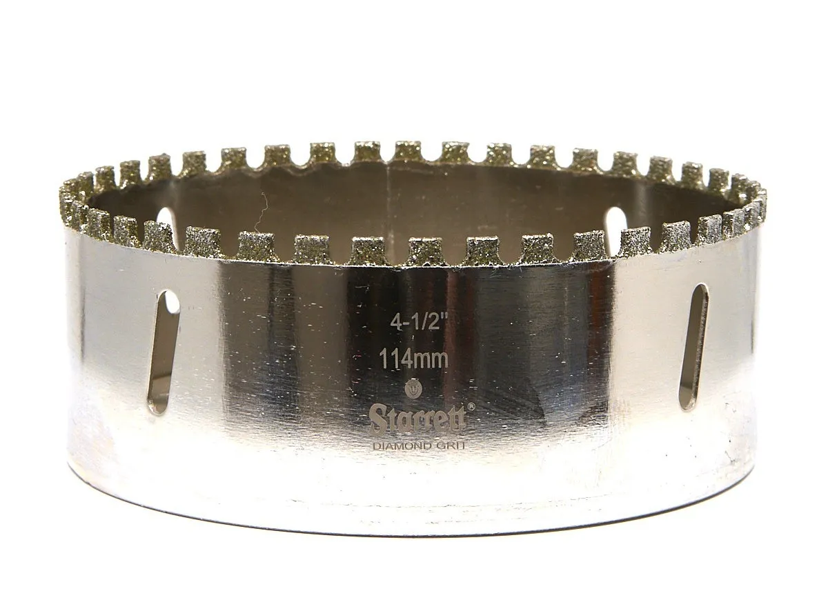 Serra Copo Diamantada de 114mm e 4.1/2 Polegadas