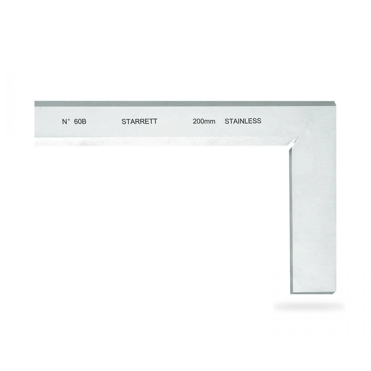 Esquadro de Precisão em Aço inoxidável - Com Fio - Dimensões 200x130mm - Ref. 60B-200