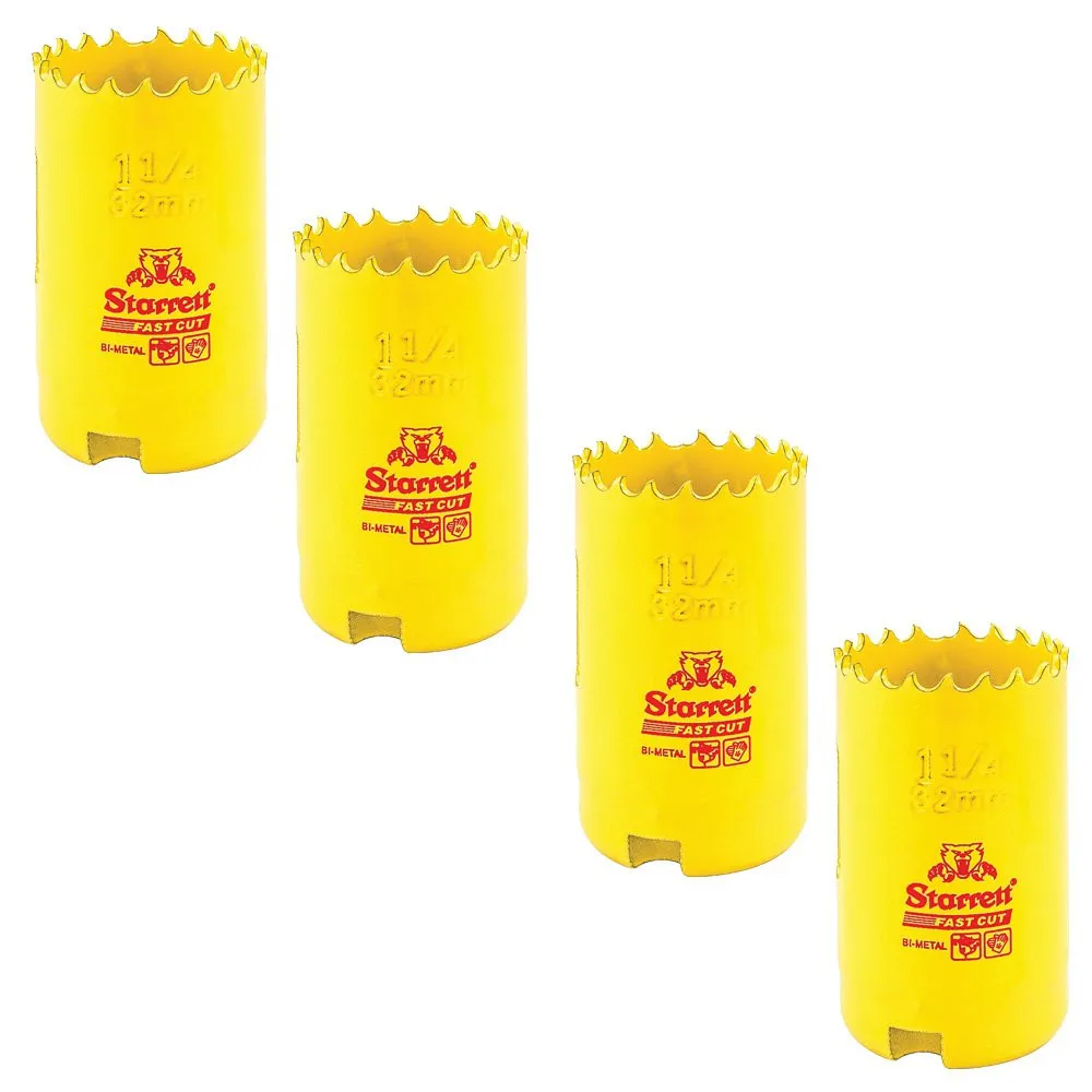 Kit 4 Serras Copo Fast Cut 32mm (1.1/4 pol) - FCH0114-G