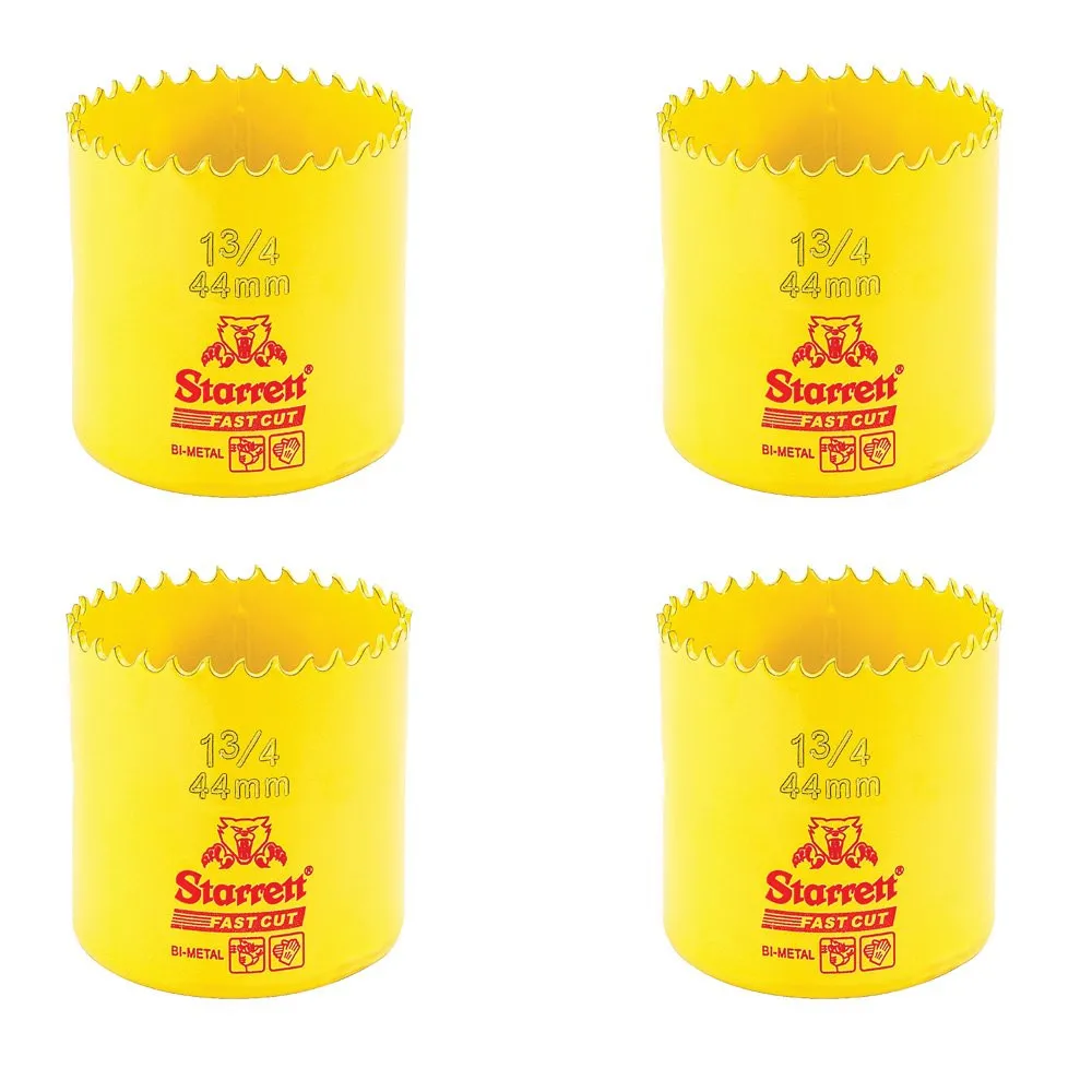 Kit 4 Serras Copo Fast Cut 44mm (1.3/4 pol) - FCH0134-G