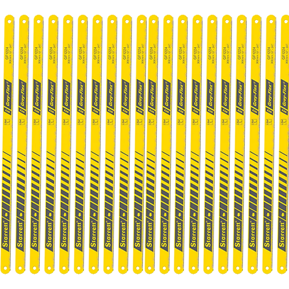 Lâmina de Serra Manual Grey-Flex® 24 Dentes em Aço carbono - Kit com 20 unidades - GF1224