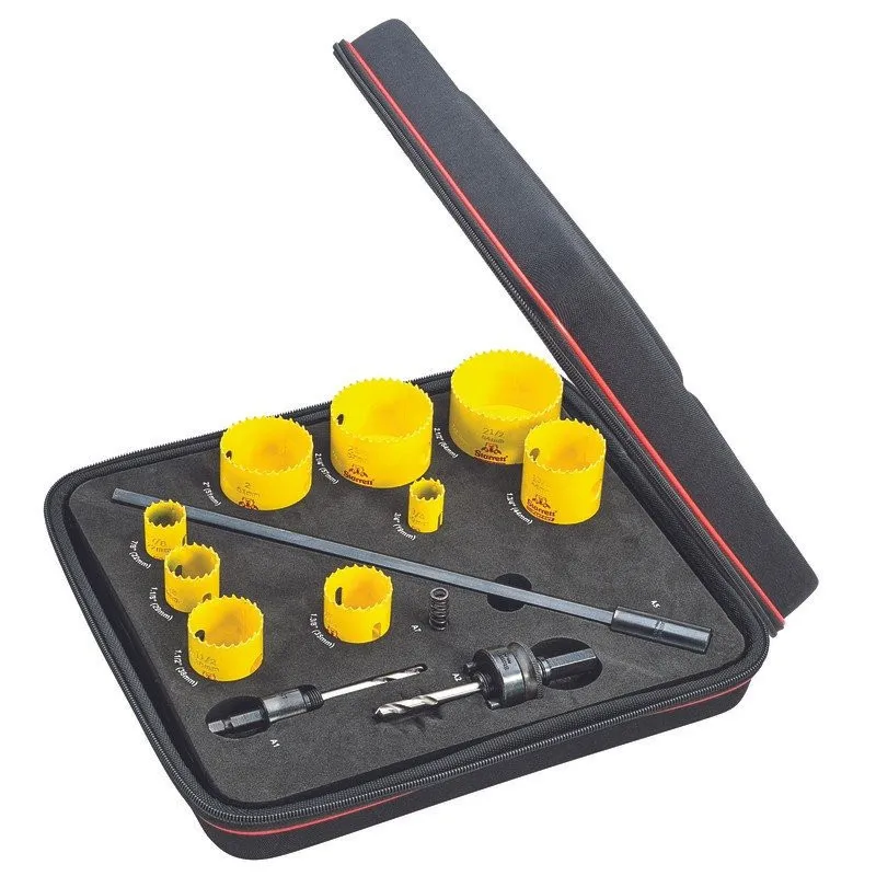 Kit de Serra Copo Fast Cut para Encanadores e Eletricistas - 13 Peças - KFC09041-S