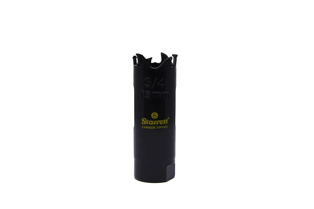 Serra Copo Ponta de Metal Duro CT de 19mm e 3/4 Polegadas - Starrett - Código do Produto - CT034