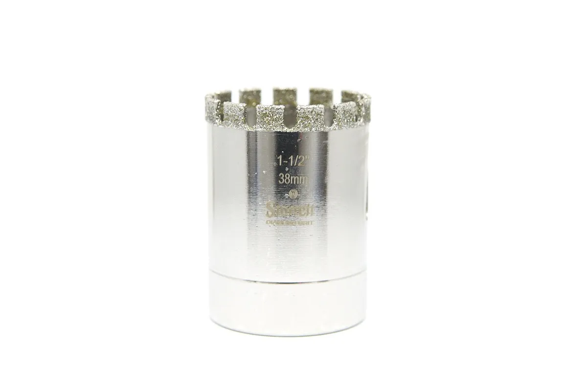 Serra Copo Diamantada de 38mm e 1.1/2 Polegadas - D0112