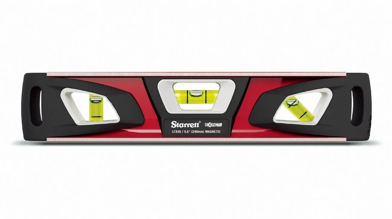 Nível Torpedo Starrett Exact - Base Magnética - 240mm (9,5”) - KLTX95-S