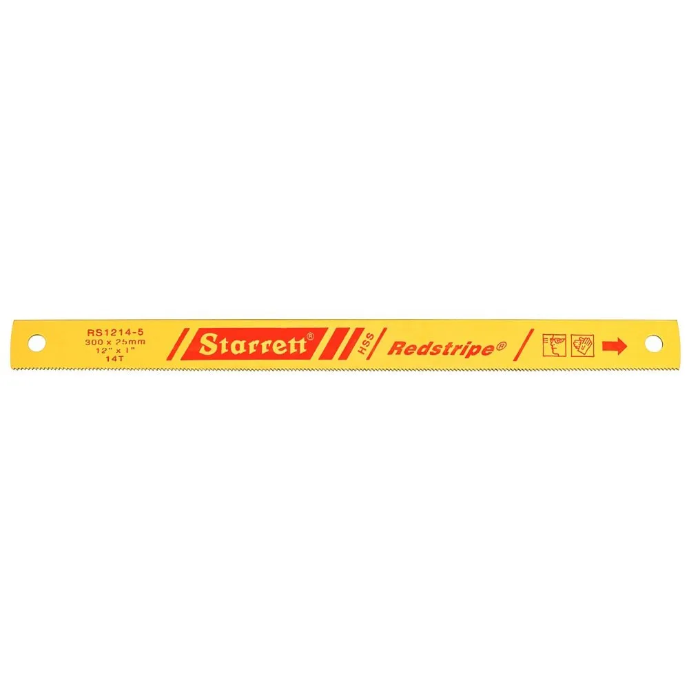 Lâmina Serra Máquina - Aço Rápido RS - Linha Métrica 14 Dentes, Dimensões de 300 x 25 x 1,25 x 8,50 Milímetros