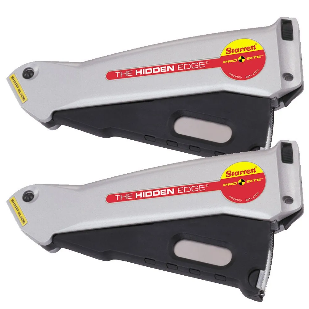 Estilete de Segurança - Kit 2 Unidades - Lâmina Trapezoidal/Gancho - S011