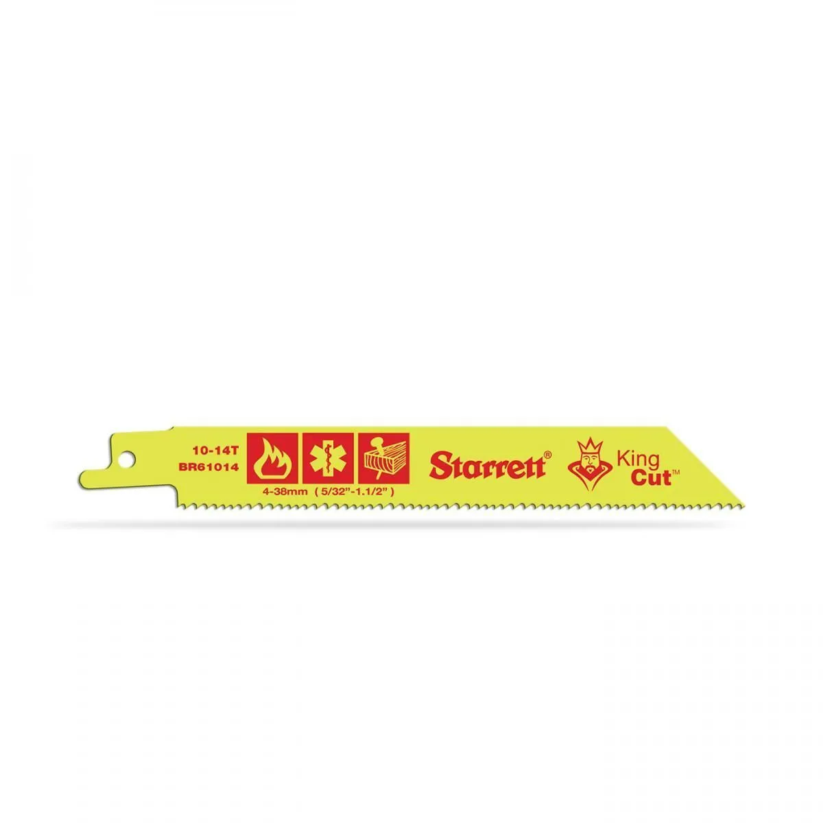 Lâmina de Serra Sabre King Cut Dentição 10-14 com 50 Lâminas 152x19x0,90mm - BR61014-50