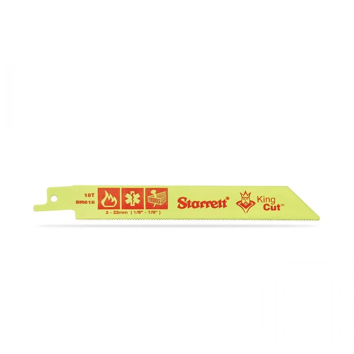 Lâmina de Serra Sabre King Cut Dentição 18 com 5 Lâminas 152x19x0,90mm - BR618-5