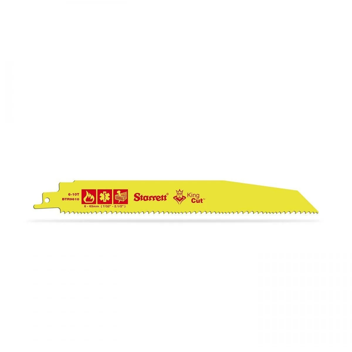 Lâmina de Serra Sabre King Cut Dentição 6 – 10 com 2 Lâminas 228x25x1,60mm - BTR9610-2