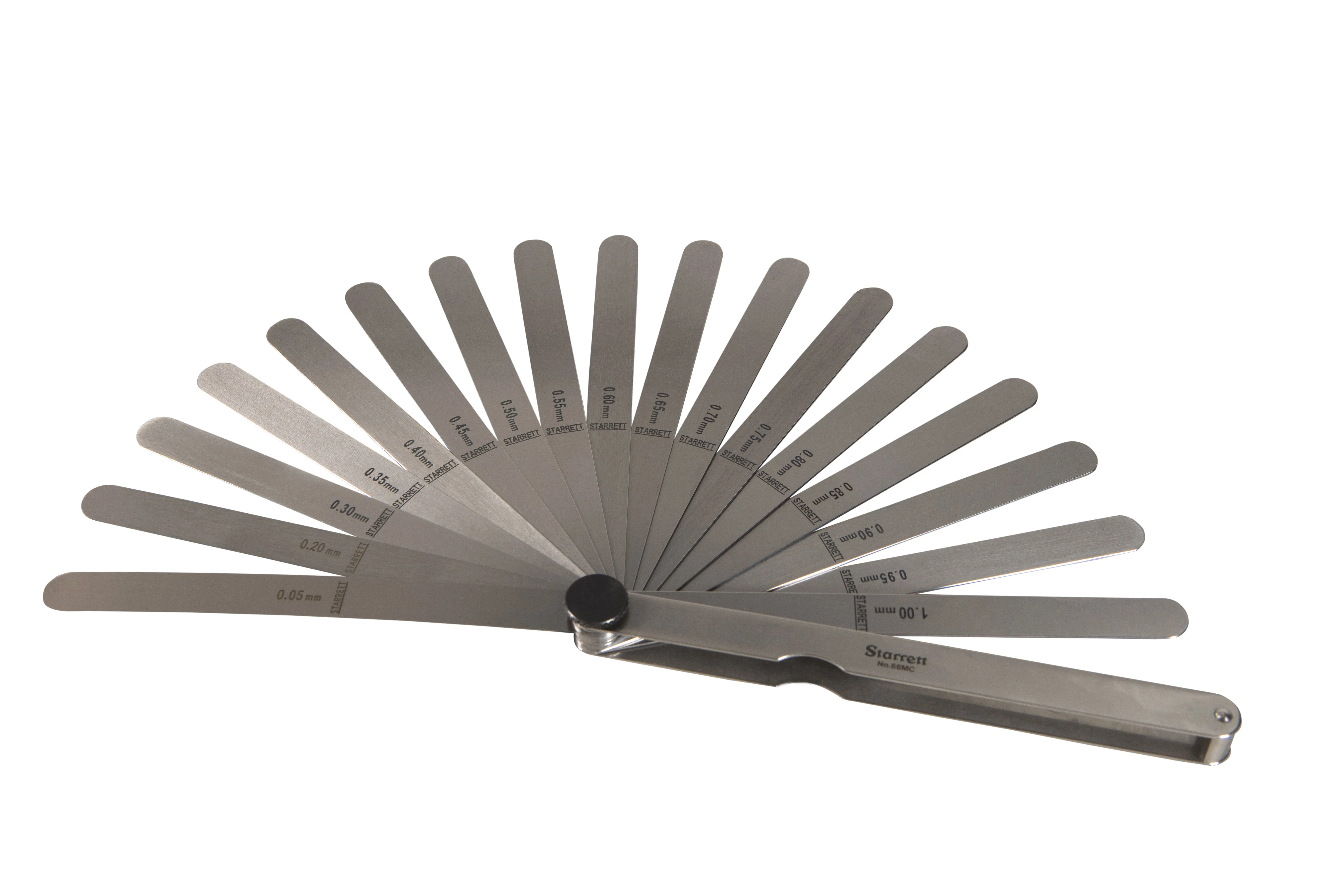 Calibrador de Folga Tipo Leque com 20 Lâminas Retas com 152mm de comprimento - Faixa 0,05-1,00mm - Ref. 66MC