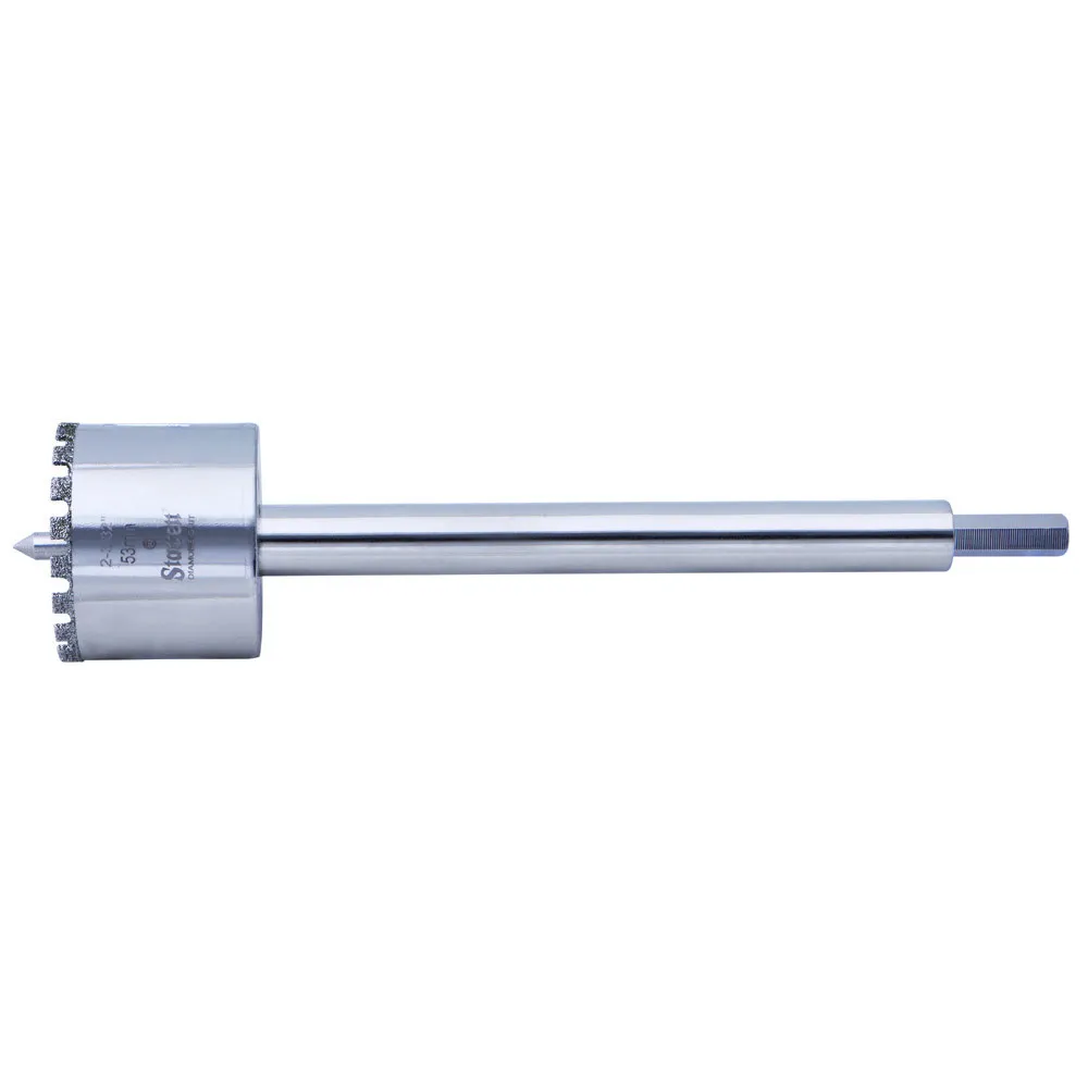 Serra Copo Diamantada de 53mm e 2.3/32 Polegadas, com Haste de 150mm - DE053M
