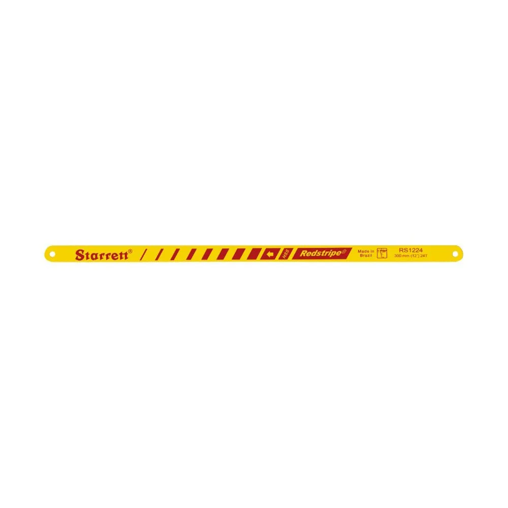 Lâmina de Serra Manual Redstripe® Rígida com 24 Dentes em Aço Rápido - RS1224