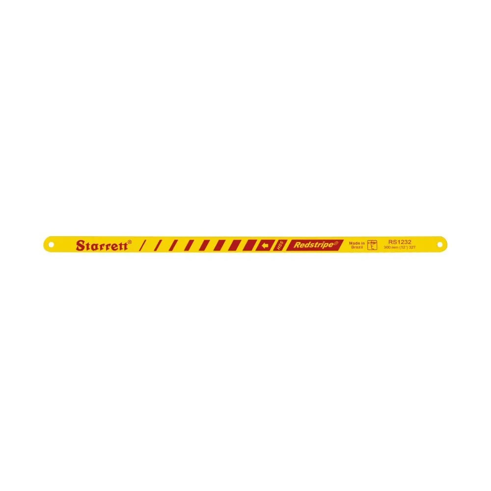 Lâmina de Serra Manual Redstripe® Rígida com 32 Dentes em Aço Rápido - RS1232