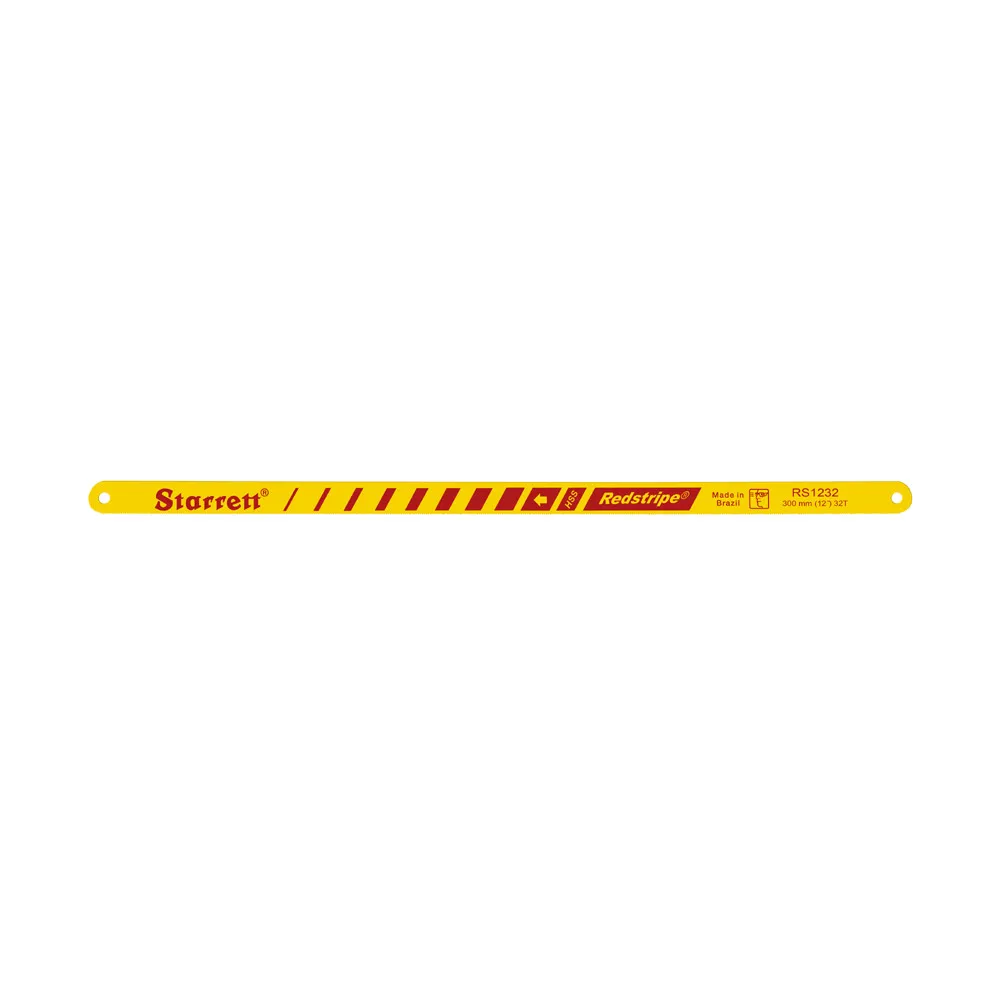 Lâmina de Serra Manual Redstripe® Rígida com Cartela de 2 unidades e 32 Dentes em Aço Rápido - KRS1232-2