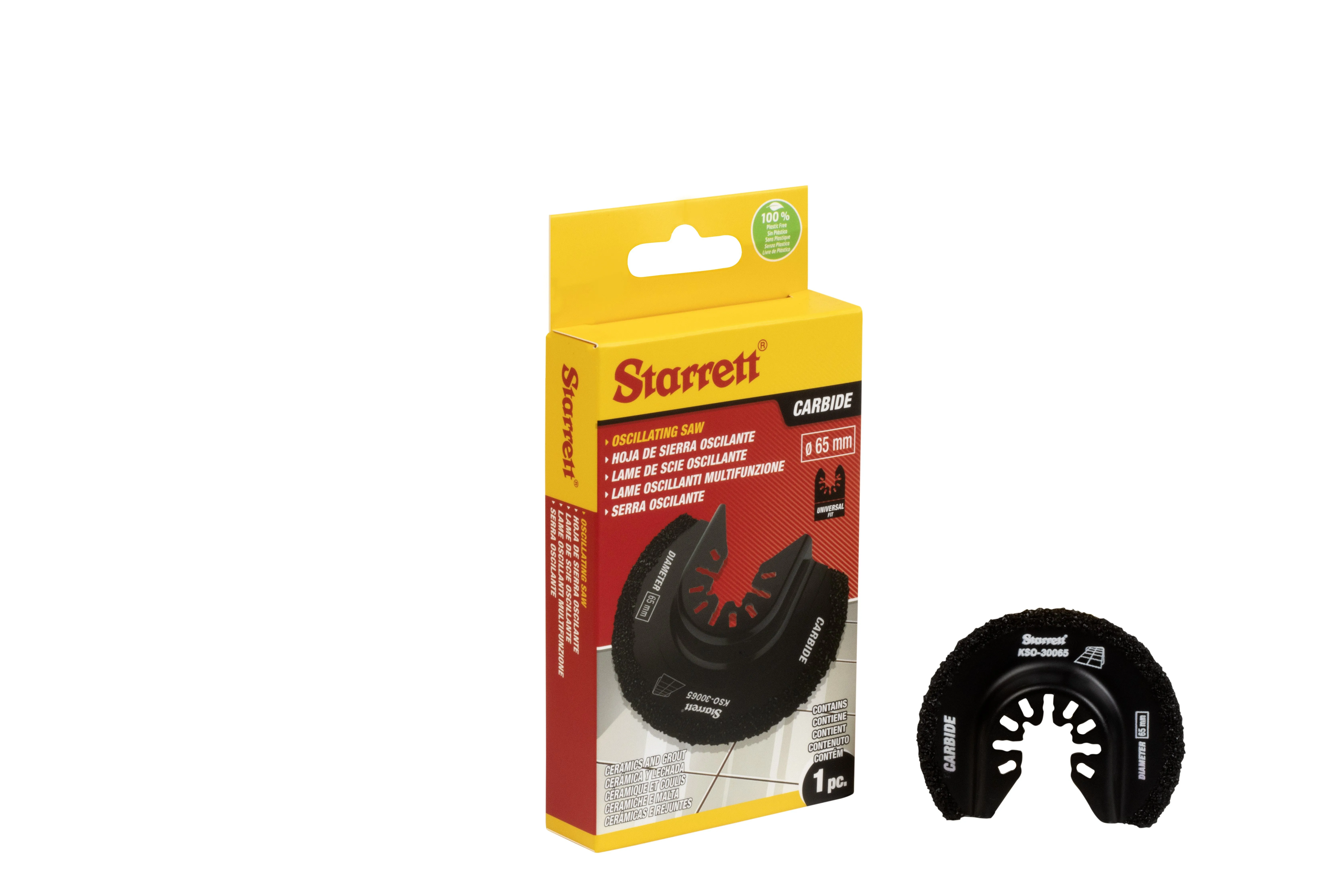Lâmina para Máquinas Multifuncionais Oscilantes com Grãos de Metal Duro 65mm - KSO-30065