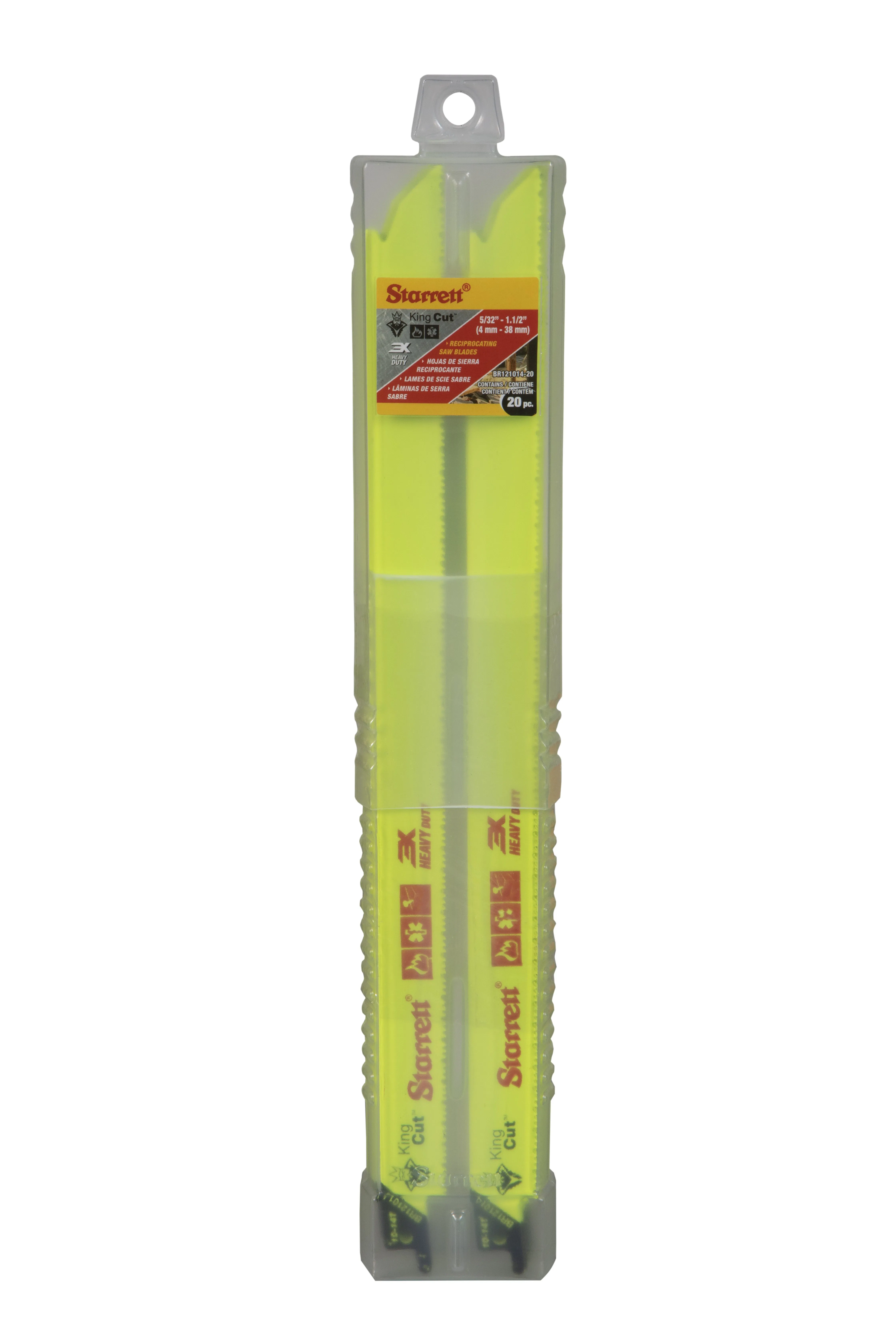 Lâmina de Serra Sabre King Cut Dentição 10-14 com 20 Lâminas 300x19x1,30mm - BR121014-20