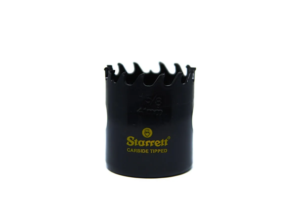 Serra Copo Ponta de Metal Duro CT de 41mm e 1.5/8 Polegadas - Starrett - Código do Produto - CT158