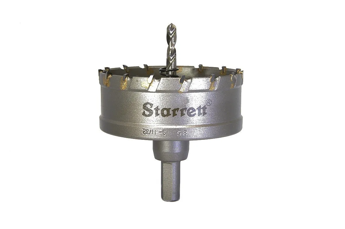 Serra Copo Tipo Fresa - CTD - Ponta de Metal Duro de 85mm e 3.11/32 Polegadas - Starrett - Código do Produto - CTD85