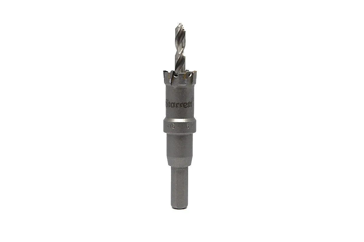 Serra Copo Tipo Fresa - CTD - Ponta de Metal Duro de 19mm e 3/4 Polegadas - Starrett - Código do Produto - CTD19
