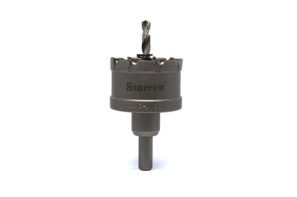 Serra Copo Tipo Fresa - CTD - Ponta de Metal Duro de 50mm e 1.31/32 Polegadas - Starrett - Código do Produto - CTD50