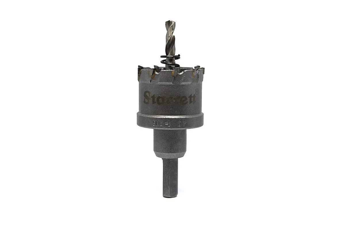 Serra Copo Tipo Fresa - CTD - Ponta de Metal Duro de 40mm e 1.9/16 Polegadas - Starrett - Código do Produto - CTD40