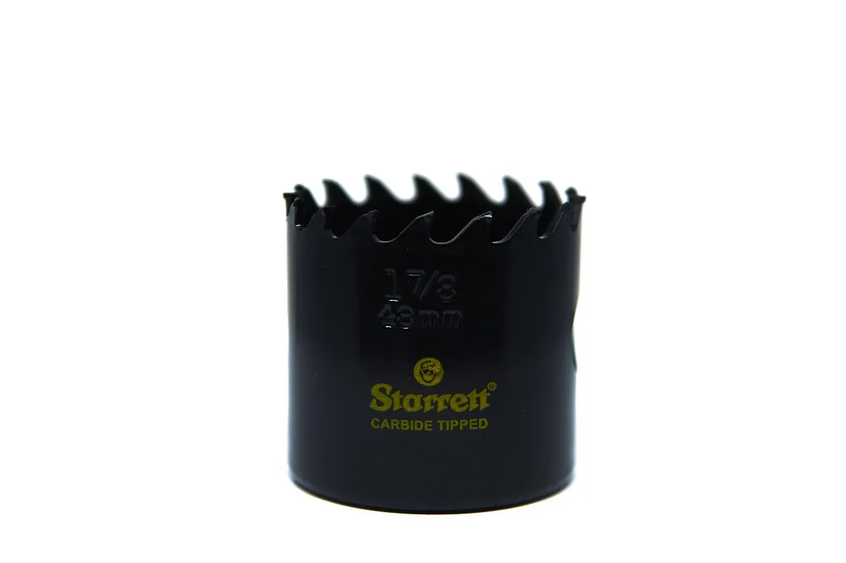 Serra Copo Ponta de Metal Duro CT de 48mm e 1.7/8 Polegadas - Starrett - Código do Produto - CT178