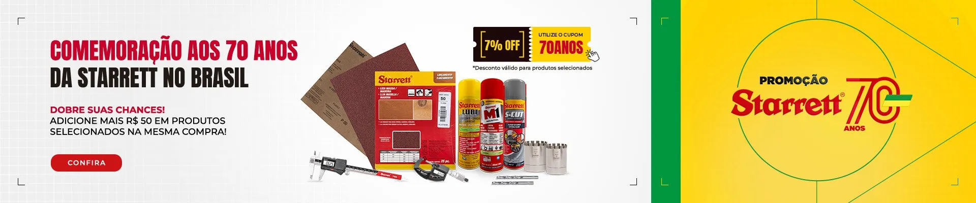 Promoção Starrett 70 Anos 2