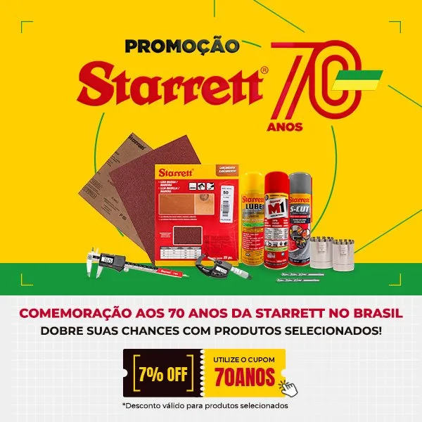 Promoção Starrett 70 Anos 2