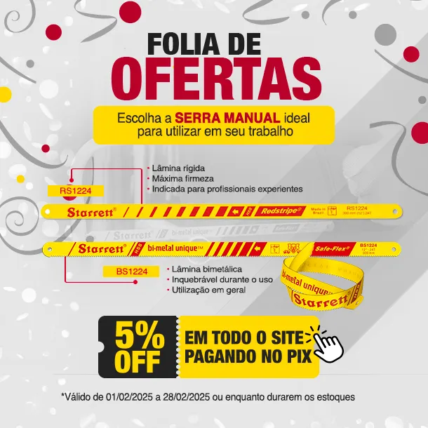 Folia de ofertas - Serras Manuais